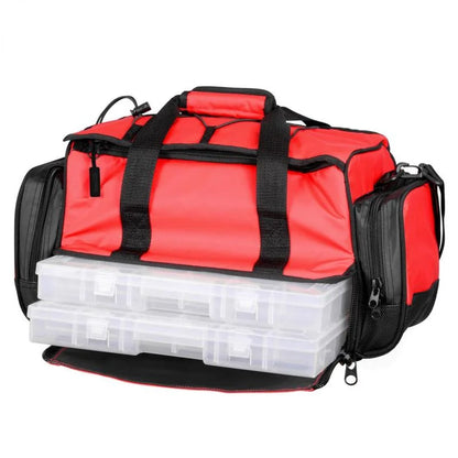 Spro Norway Expedition HD Tackle BAG 50x30x26cm 2 Boxen Heavy Duty PVC Tarpaulin