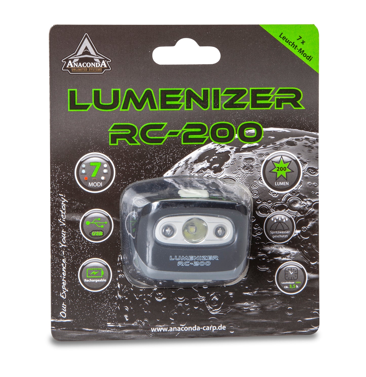 Anaconda Lumenizer RC-200 Kopflampe