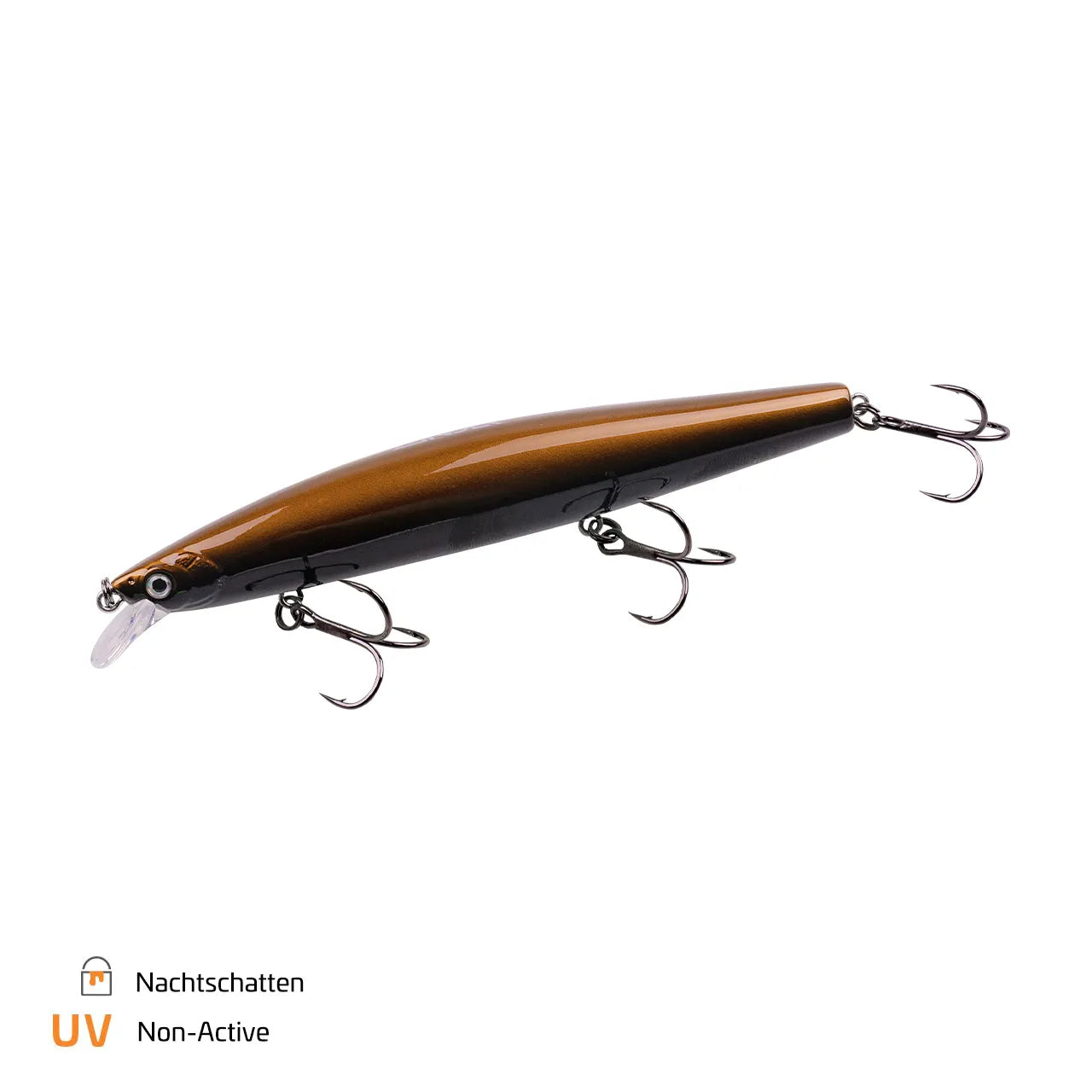 Zeck ZANDER Läufer 12,5cm 0,7m / 10,5cm 0,5m Wobbler für Zander