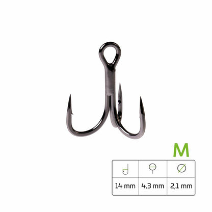 Zeck Cat Fishing Pro Treble Drilling Welshaken Wallerhaken