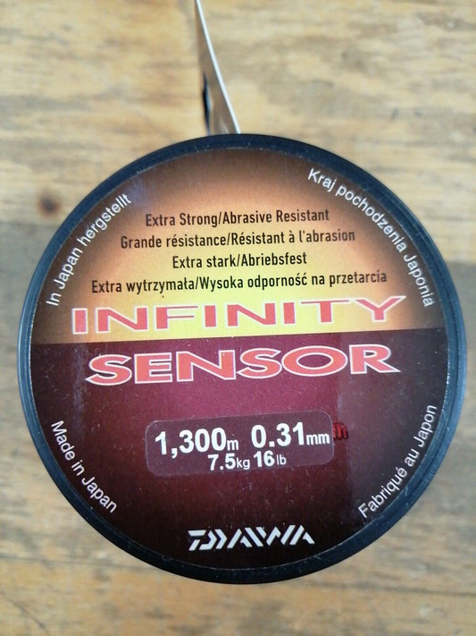 Daiwa Infinity Sensor Monofile-Schnüre 0,31mm 7,5kg 1,300m (0,99€/100m)