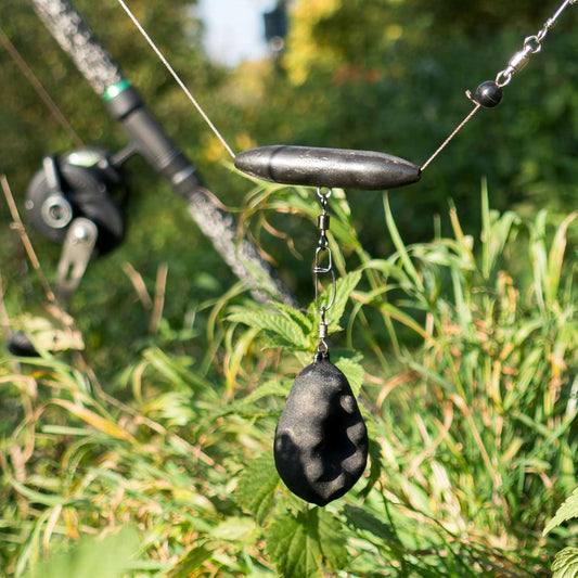 Zeck Cat Fishing Uplift Boom Unterwasser-Pose U-Pose mit Wirbel für Blei / Stein