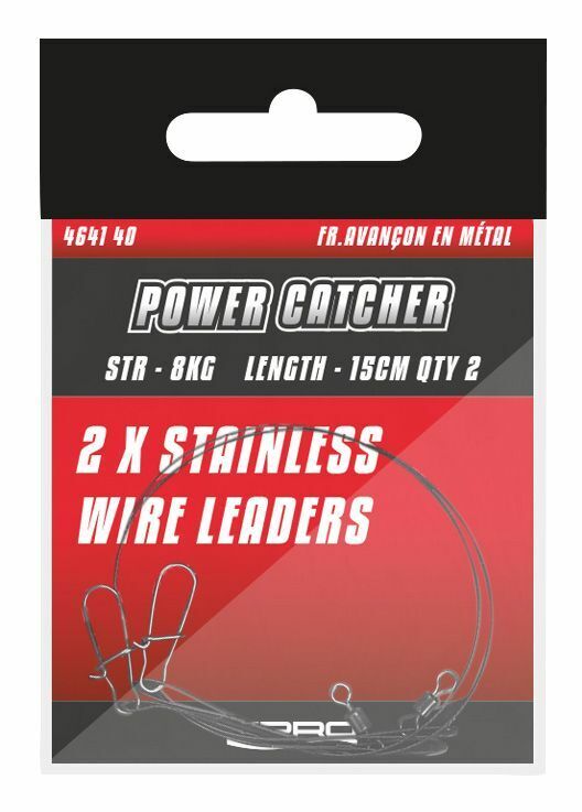 Spro Power Catcher Stainless Wire Leaders 2 Stück Stahlvorfach