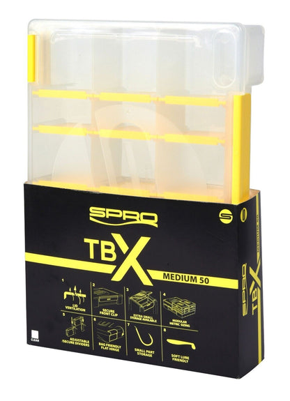 Spro TBX Tackle Box S25 M25 M50 L50 L80 Inner Tray High End Zubehörbox