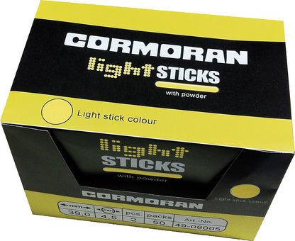 Knicklichter von Cormoran  gelb, blau und rot