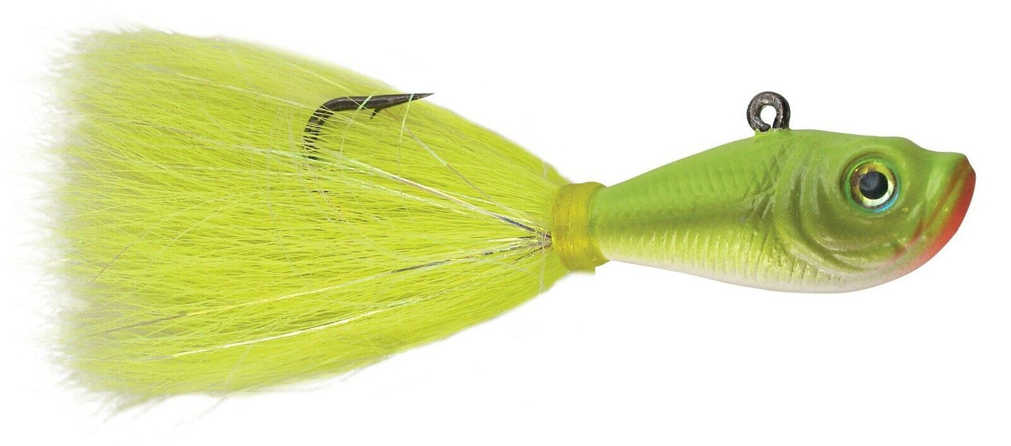 Spro Bucktail Jig RED-WHITE, WHITE, CHART Spro USA 85g und 113g