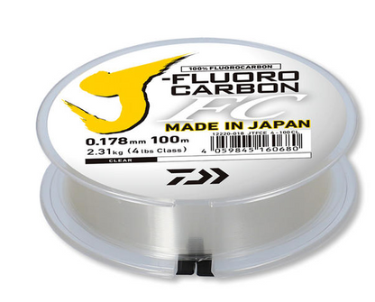 DAIWA J-Fluorocarbon Leader transparent Fluorocarbon-Vorfach Raubfisch