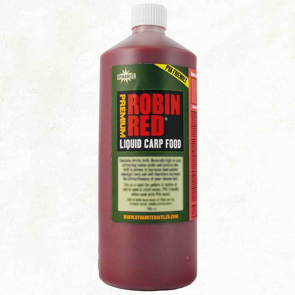 Dynamite Baits Liquid Carp Food 1l Tiger Robin Red CSL Squid Belachan