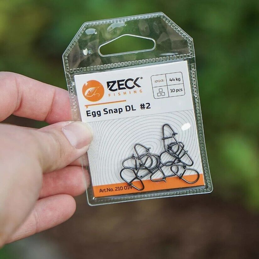 Zeck Predator Egg Snap DL Größen: 00-2 Karabiner zum Jiggen etc. Raubfischangeln