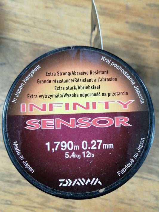 Daiwa Infinity Sensor Monofile-Schnüre 0,27mm 5,4kg 1790m (0,72€/100m)
