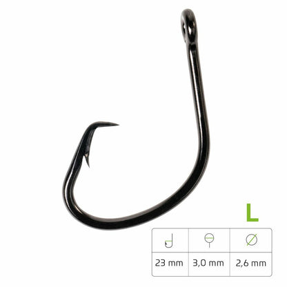 Zeck Circle Striker Single Hook Kreishaken Welshaken Wallerhaken Catfish