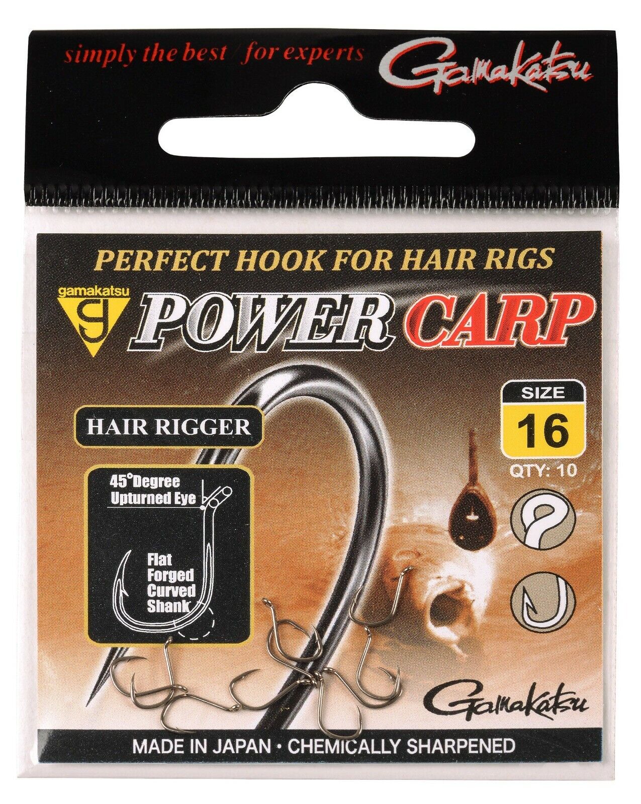 Gamakatsu Power Carp Hair Rigger Karpfenhaken Feederhaken