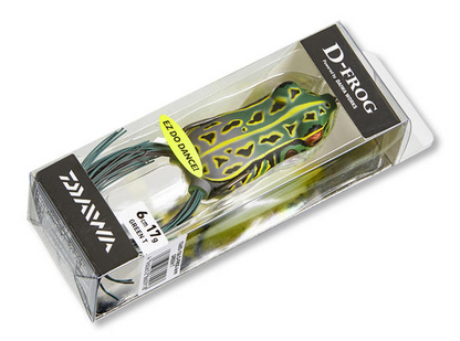 Daiwa D-Frog Froschimitat 6cm Oberflächenköder Gummifrosch verschiedene Farben