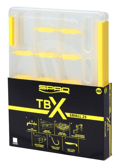 Spro TBX Tackle Box S25 M25 M50 L50 L80 Inner Tray High End Zubehörbox