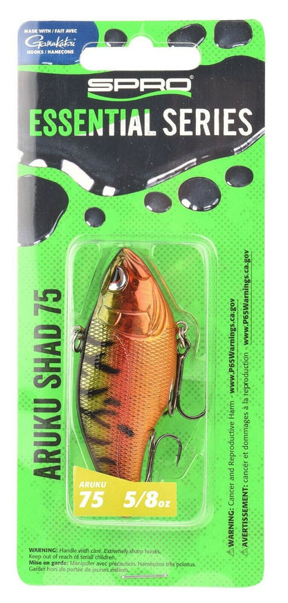 Wobbler "SPRO" Aruku Shad 75 Buntfarben 22 g. Kunstköder auf Raubfisch
