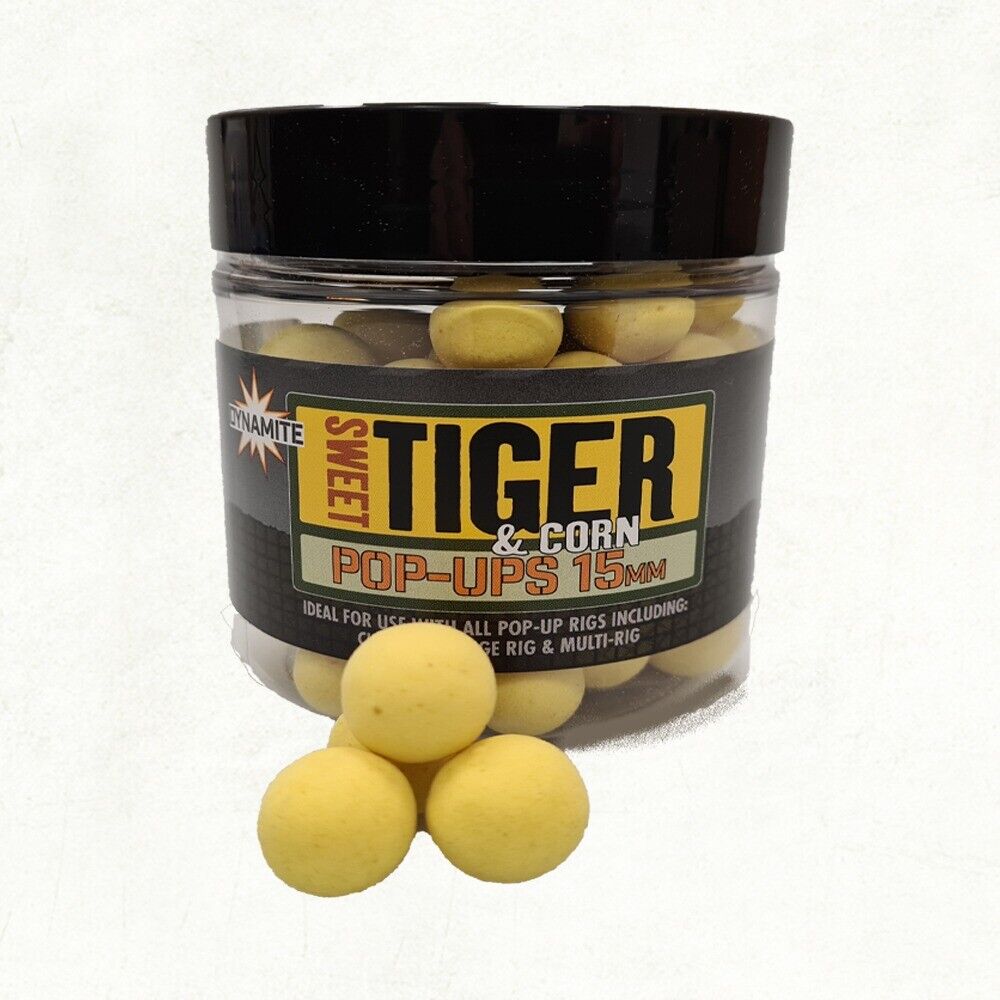 Dynamite Baits Big Fish Sweet Tiger & Corn Boilies Liquid Pop-Ups