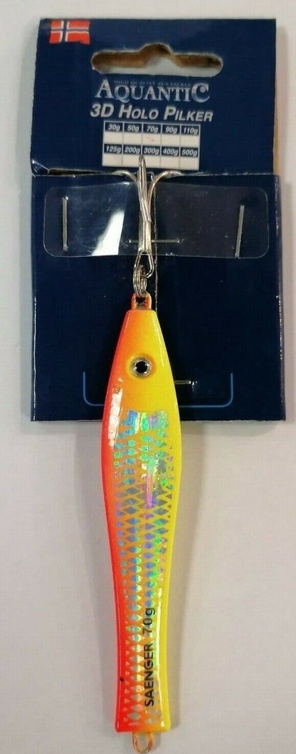 Sänger Aquantic 3D Holo Pilker Norwegenpilker verschiedene Modelle