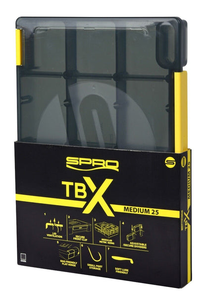 Spro TBX Tackle Box S25 M25 M50 L50 L80 Inner Tray High End Zubehörbox
