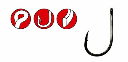 Gamakatsu Power Carp Ring Eye Angelhaken, Karpfenhaken, Feederhaken, Method