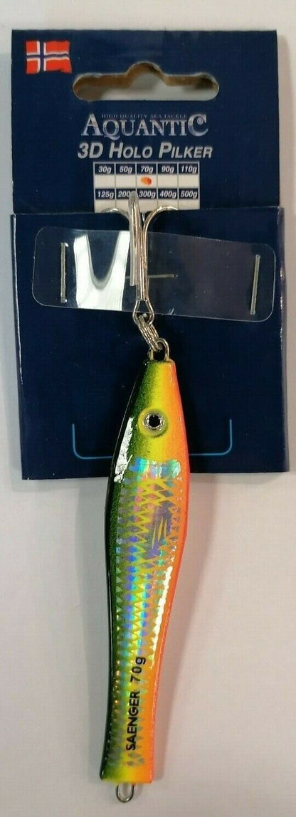 Sänger Aquantic 3D Holo Pilker Norwegenpilker verschiedene Modelle