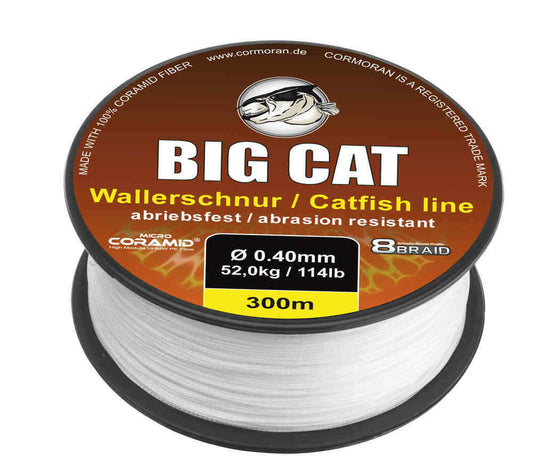 Cormoran Big Cat 8-Braid Wallerschnur geflochten 300 m WELS (100m/9,97€)