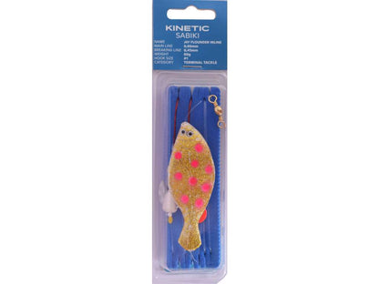 Kinetic Sabiki Jay Flounder Inline Plattfisch Vorfach Buttlöffel