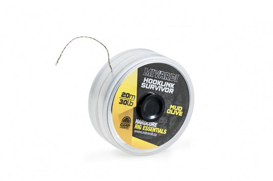 MIvardi Hooklink Survivor 20m 25lb / 35lb Vorfachmaterial