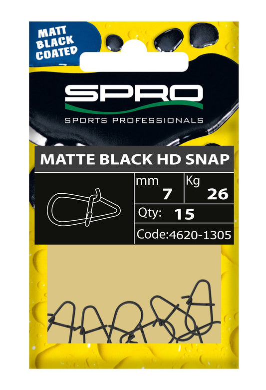 SPRO MATTE BLACK HD SNAP