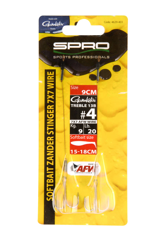 Spro Softbait Zander Stinger 7x7