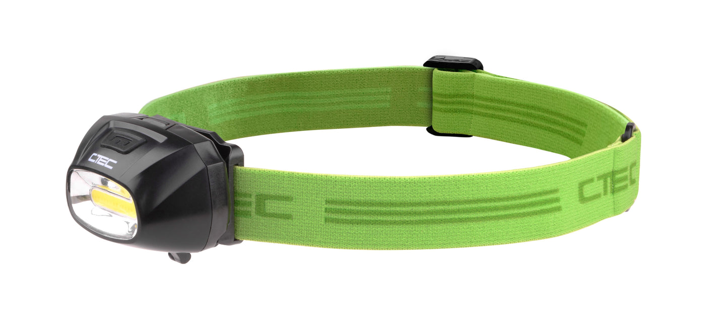 Spro C-Tec Headlamp Kopflampe LED 210 Lumen IP4 incl. Batterien