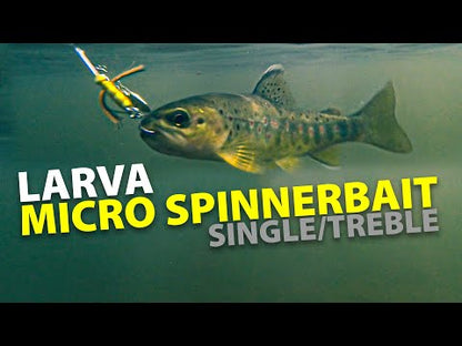 Spro Larva Micro Spinnerbait 4cm, 7 gr.  mit Gamakatsu Drilling/Einzelhaken