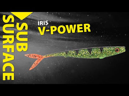 SPRO Iris V-Power 80/100/130/160/200 V-Tail Vertikal Gummifisch