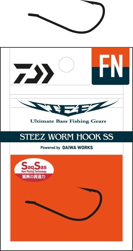 DAIWA Steez Finesse Einzelhaken Worm Hook