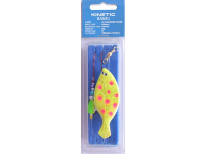 Kinetic Sabiki Jay Flounder Inline Plattfisch Vorfach Buttlöffel